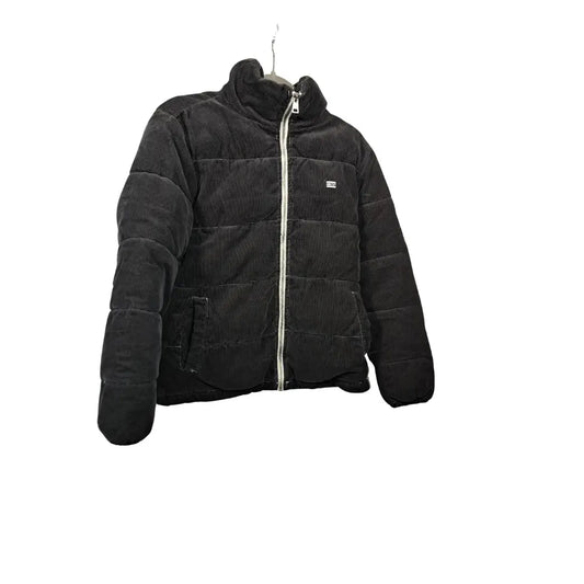 Levi’s Cord Puffer Jacke / Black Corduroy Puffer / Y2K Winter Jacket / Size S